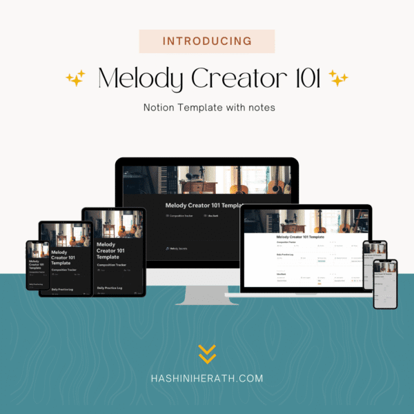 Melody Creator 101 Notion Template